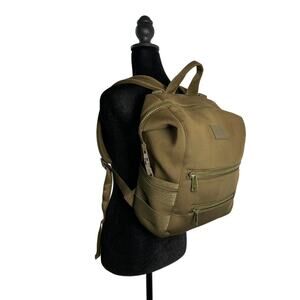 Dagne Dover Neoprene Diaper Backpack Olive Green – Pad & Bottle Holder Included